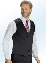 Anzug mit Wendeweste und zwei Hosen 