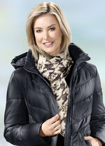 Schal mit Hahnentritt-Dessin 