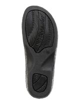 Laurina Pantoffel aus kariertem Textilmaterial 