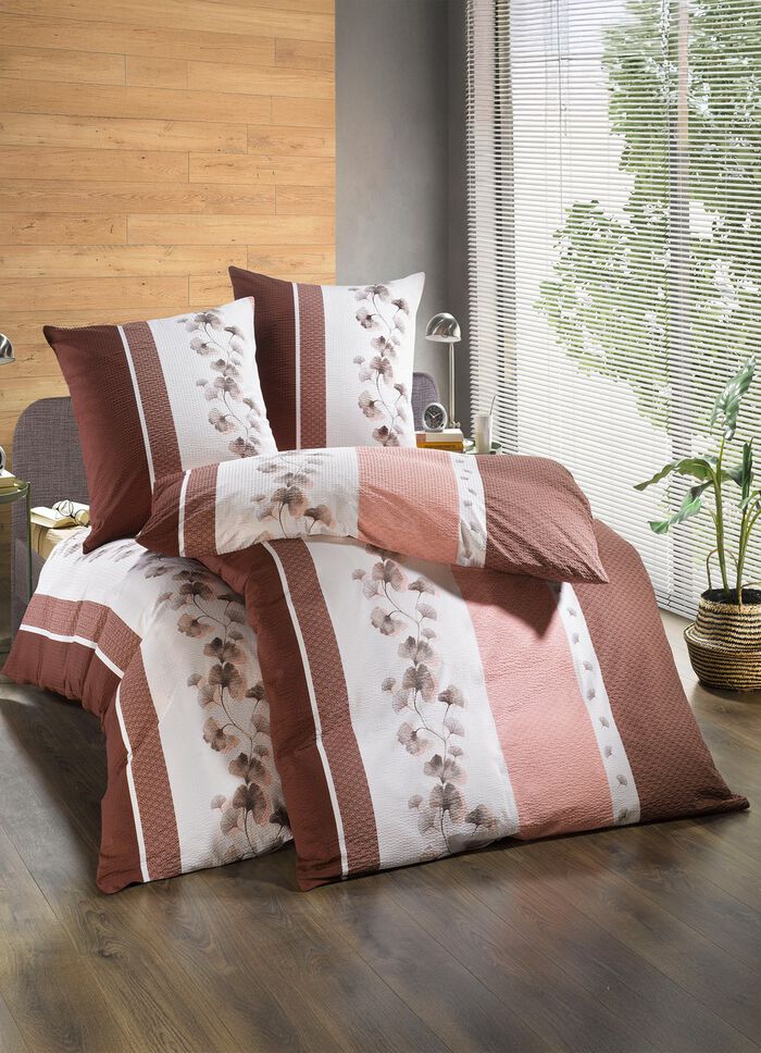 Bettw&auml;sche-Garnitur mit Rei&szlig;verschluss 