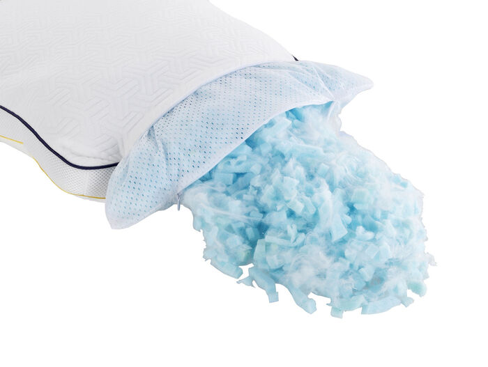 Kopfkissen mit Gelschaumflocken-F&uuml;llung 