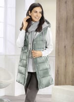 Weste mit fester Kapuze 