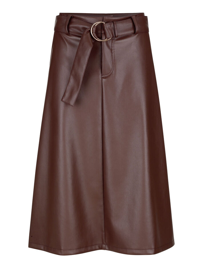 Rock aus softem Nappaleder-Imitat 