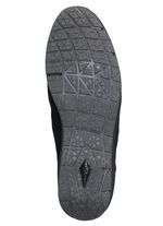 Schnür-Bootie mit praktischem Seiteneißverschluss SCHWARZ-ROT