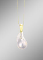 Einzigartiger Anhänger mit Süßwasser-Zuchtperle 