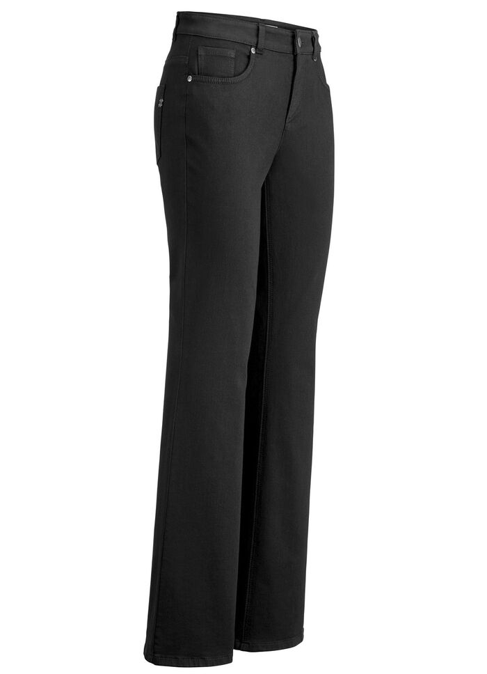 Magic-Jeans mit modisch weiterem Beinverlauf 