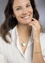 Anhänger Herz-Medaillon 