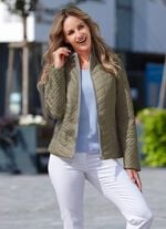 Jacke mit Rei&szlig;verschlusstaschen KHAKI