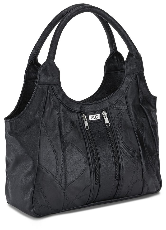 Patchwork-Tasche aus Nappaleder  