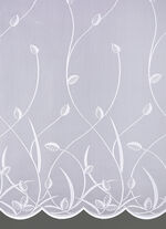 Lichtdurchl&auml;ssiger Store mit Universalschienenband 