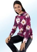 Pullover mit modischem Kragen 