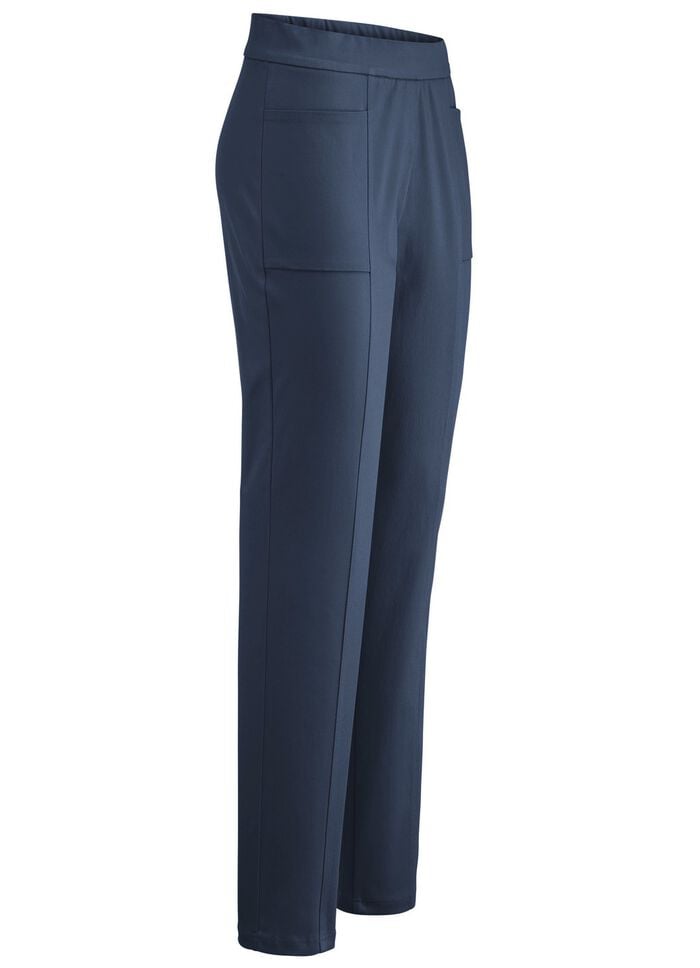 Hose mit abgesteppten Teilungsn&auml;hten 