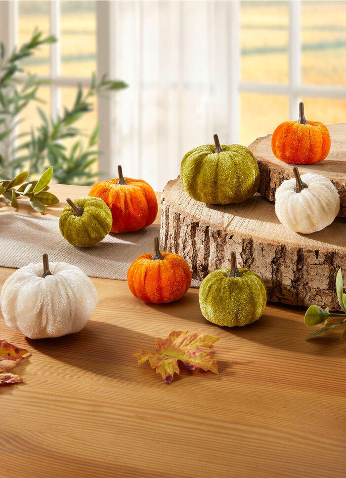 Deko-Kürbisse, 8er-Set 