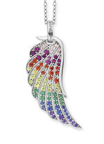 Anh&auml;nger Engelsfl&uuml;gel mit Zirkonia 