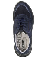 Trendige Damen-Schnürschuhe, Weite K, mit herausnehmbarem Fußbett DUNKELBLAU