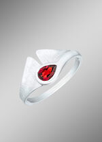 Faszinierender Damenring mit Granat 