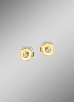 Moderne Ohrstecker mit Zirkonia 