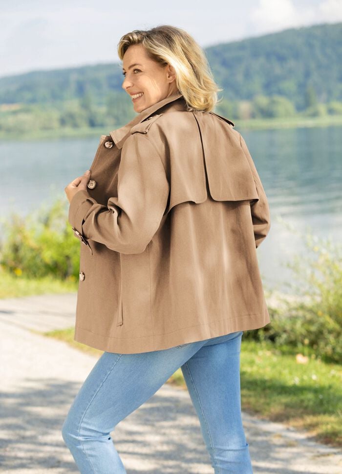 Jacke in Trench-Optik 