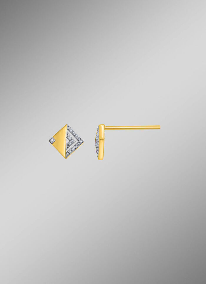 Tolle Ohrstecker mit Diamanten 