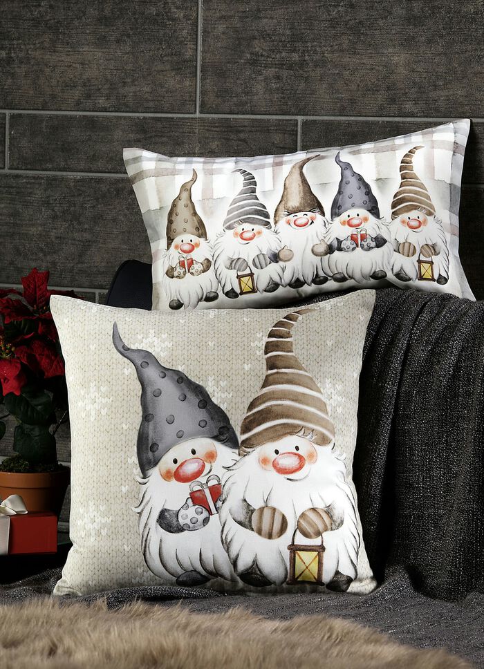 Kissenbezug Wichtel mit Reißverschluss 