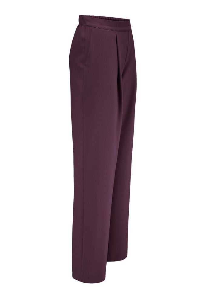 Hose mit Bundfalten in modischer Weite 