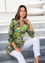 Shirt-Tunika mit farbbrillantem Inkjet-Druck 