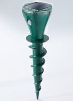 Maulwurfvertreiber mit Erdbohrer 