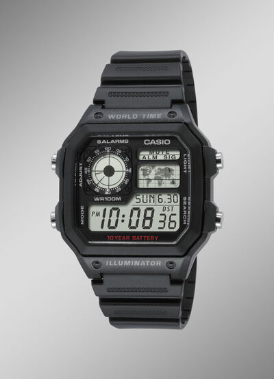  Casio Illuminator Digital-Herrenuhr 