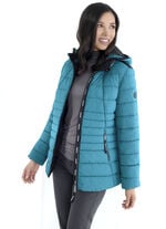 Funktionsjacke mit abnehmbarer Kapuze 