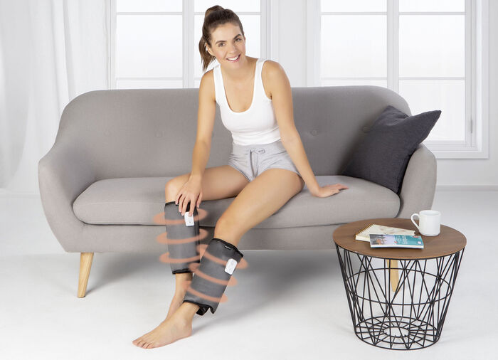 Venen-Massageger&auml;t mit W&auml;rmefunktion 