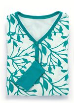 Zweierpack Nachthemden, knielang mit Knopfleiste  