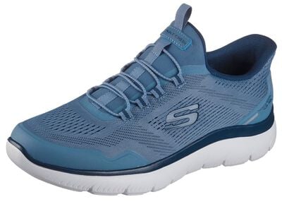 SKECHERS, sportliche Herren-Sneaker, mit geformter Slip-Ins Fersenplatte 