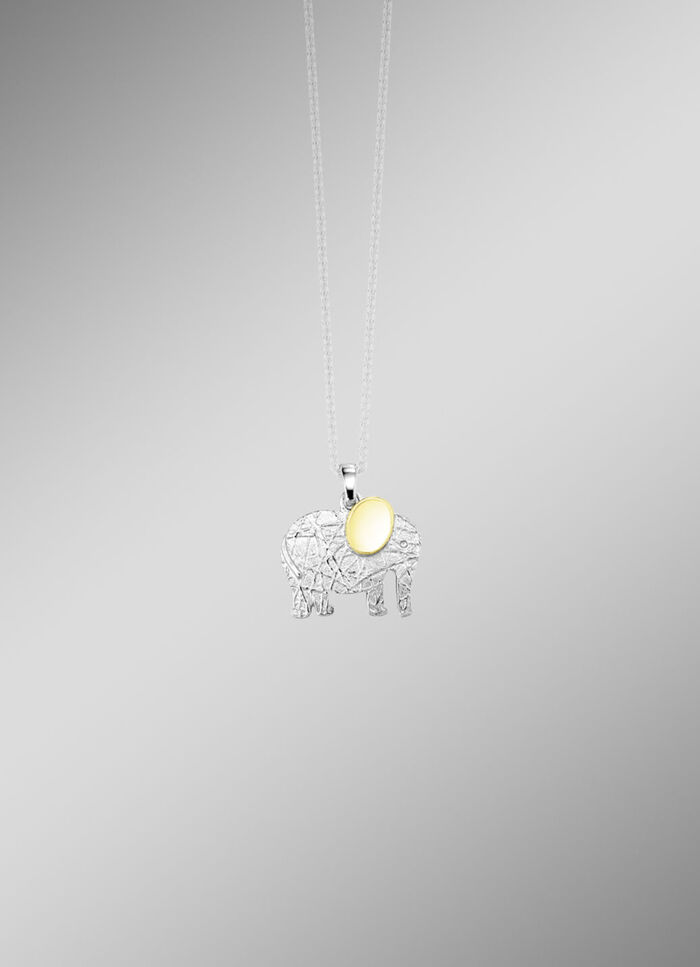 Elefanten-Anhänger in Silber 