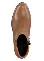 ELENA EDEN Stiefelette mit angesagten Ziernieten COGNAC