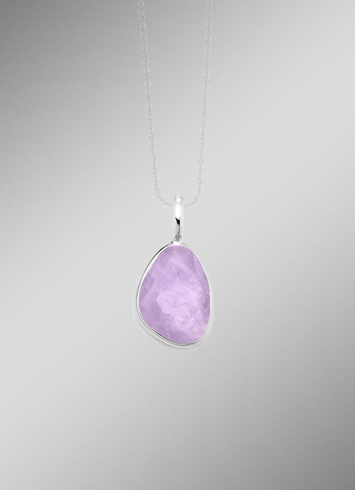 Schöner Anhänger mit echt facettiertem Amethyst 