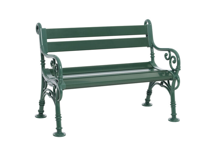 Gartenbank aus Voll-Kunststoff GRÜN