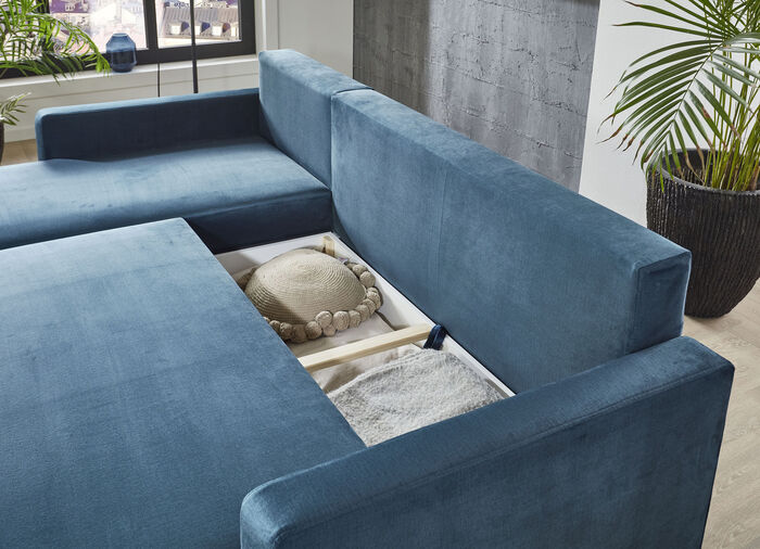 Polsterecke mit Funktion BLAU