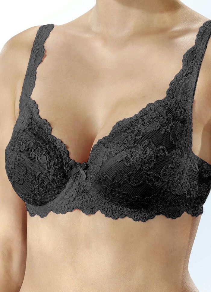 Sassa Zweierpack B&uuml;gel-BH aus Elastikspitze 