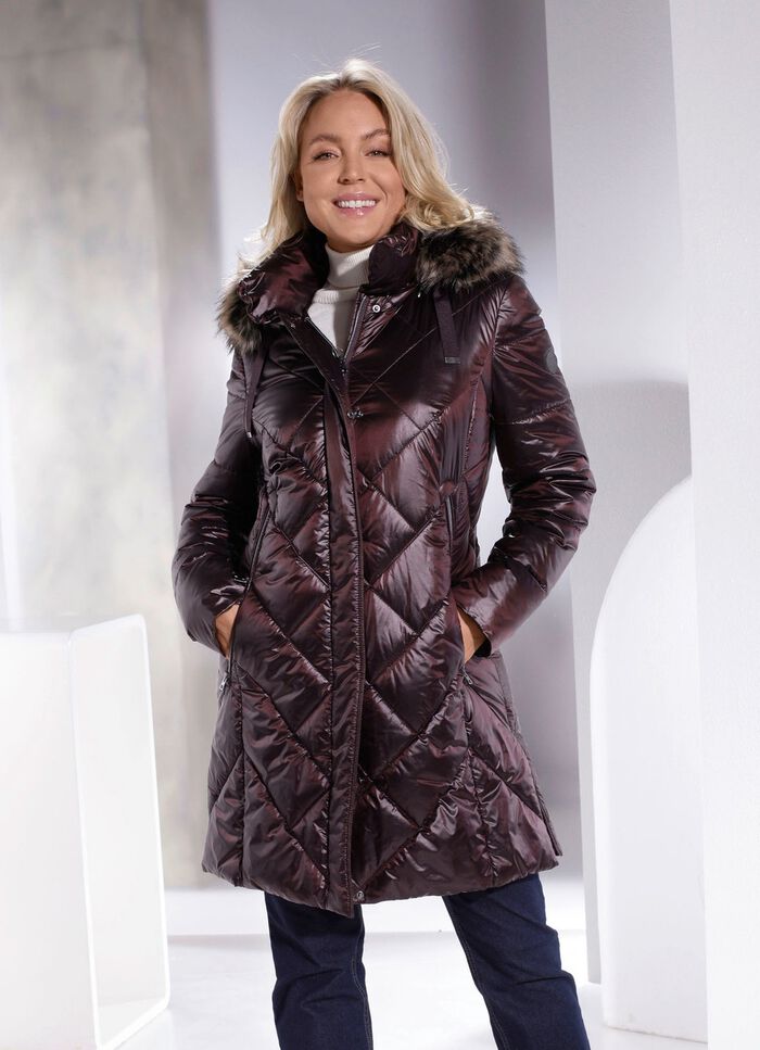 Kurzmantel in 2 Farben KASTANIE