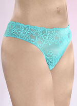 Sexy Dreierpack Stringtangas aus elastischer Spitze 