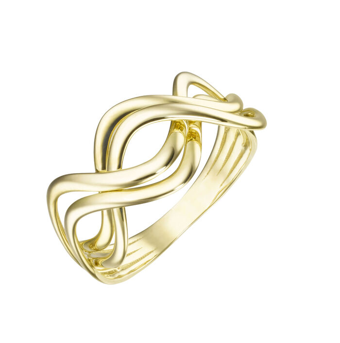 Moderner Damenring in tollem Design 