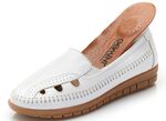 Gemini Slipper mit seitlichen Gummiz&uuml;gen WEISS