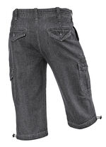 Jeans-Bermudas mit Cargotaschen in 3 Farben ANTHRAZIT