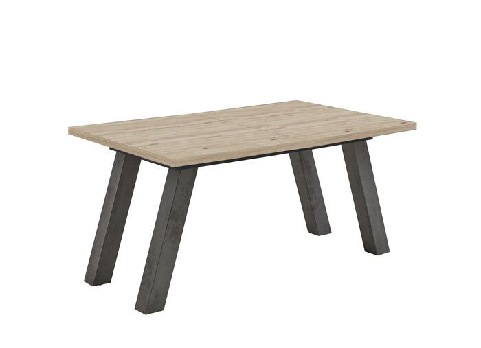 Esstisch mit Auszug GRAFIT-ASTEICHE