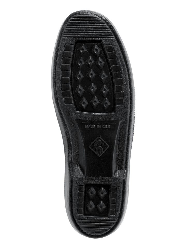 Slipper aus elastischem Strickmaterial mit Schn&uuml;rung 