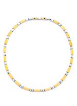 Wundersch&ouml;n und modern: Halskette in Bicolor 