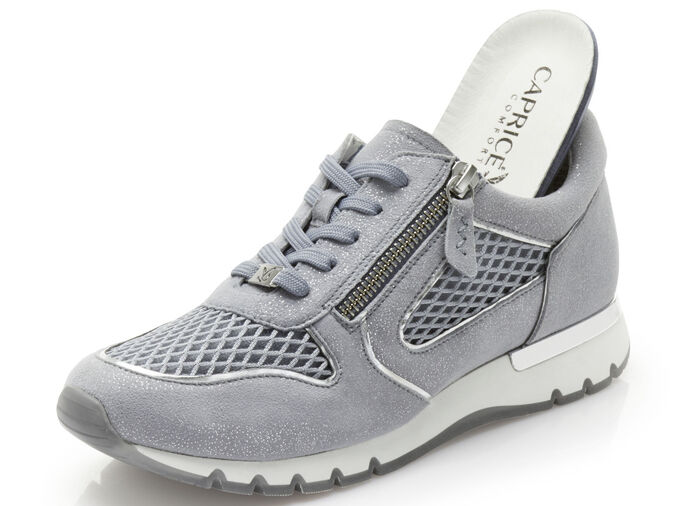 Caprice, schicke Damen-Sneaker, Weite H, mit herausnehmbarem Fußbett JEANS
