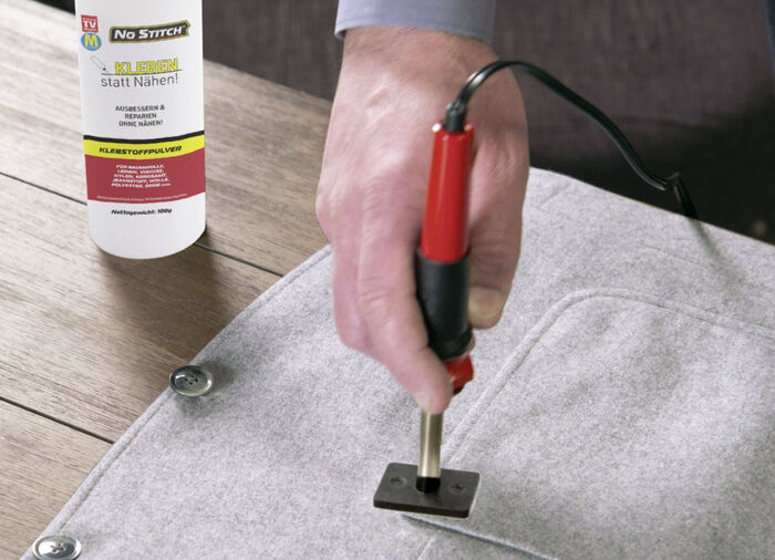 No Stitch N&auml;hpulver mit Hitzeeisen 