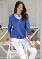 Shirt-Tunika mit 2-in-1-Optik 