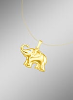 Elefanten Anhänger mit Diamant 